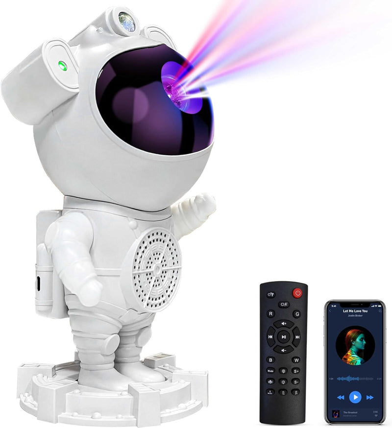 Proyector Astronauta Rgb Led Luces Galax